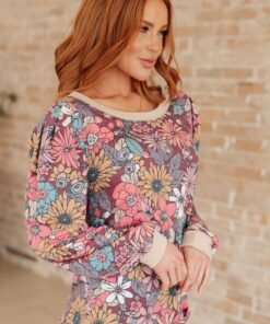 A Florists Dream Long Sleeve Pullover - Fashion Are Us 