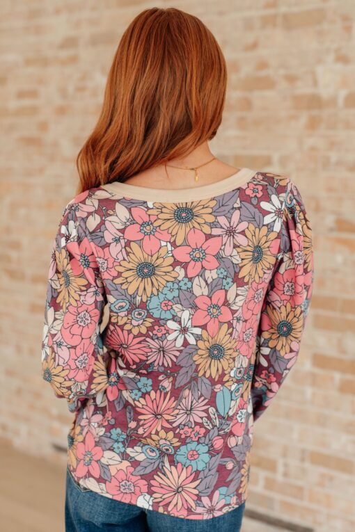 A Florists Dream Long Sleeve Pullover - Fashion Are Us