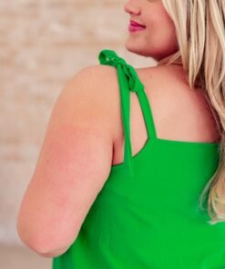 A Little Closer Shoulder Tied Tank Top - Fashion Are Us 