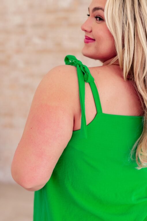 A Little Closer Shoulder Tied Tank Top - Fashion Are Us