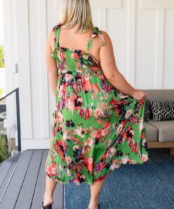 A Little While Longer Dress in Green - Fashion Are Us 