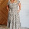 A Moment of Love Balloon Sleeve Dress Ave Shops
