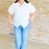 A Sixth Sense Balloon Sleeve Blouse - Fashion Are Us