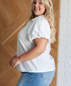 A Sixth Sense Balloon Sleeve Blouse Ave Shops
