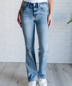 Alana Mid Rise Clean Bootcut Jeans Ave Shops