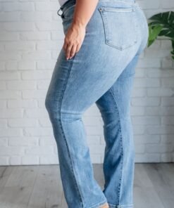 Alana Mid Rise Clean Bootcut Jeans Ave Shops