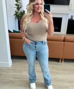 Alana Mid Rise Clean Bootcut Jeans Ave Shops