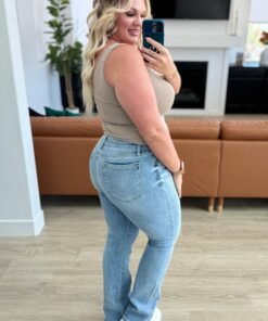 Alana Mid Rise Clean Bootcut Jeans Ave Shops